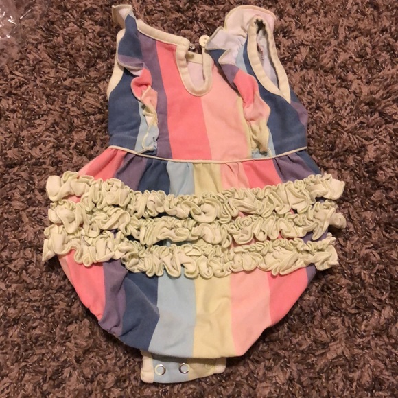 CUTE RuffleButts Romper - Picture 2 of 4